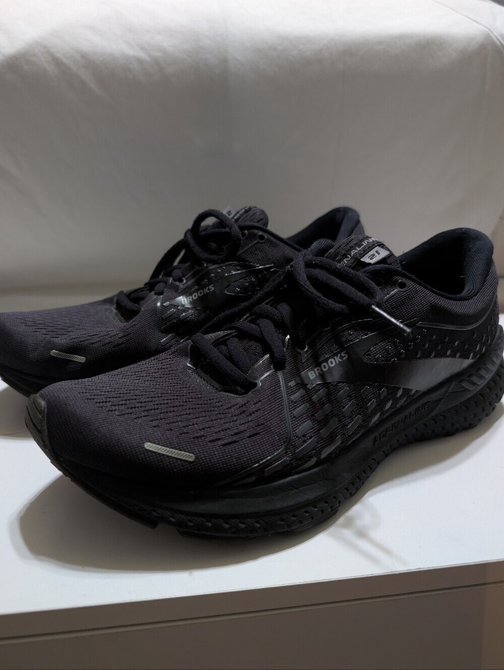 Brooks Adrenaline 21 GTS Womens Shoes Black Running Sneakers Size 10